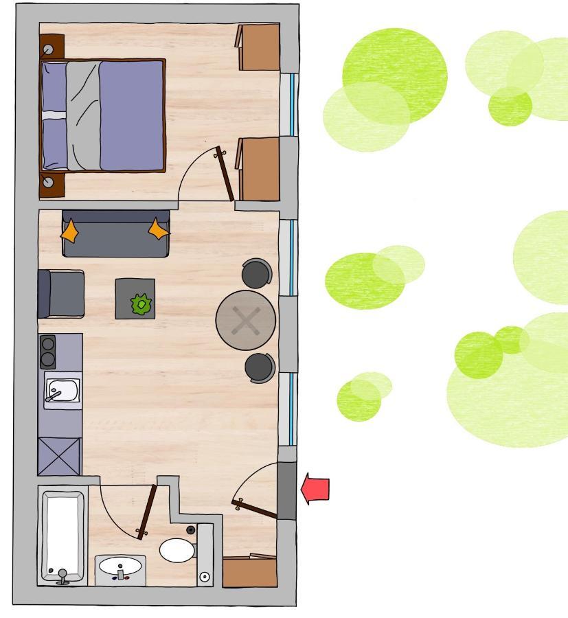 Apartments Zur Alten Konditorei Шверин Экстерьер фото
